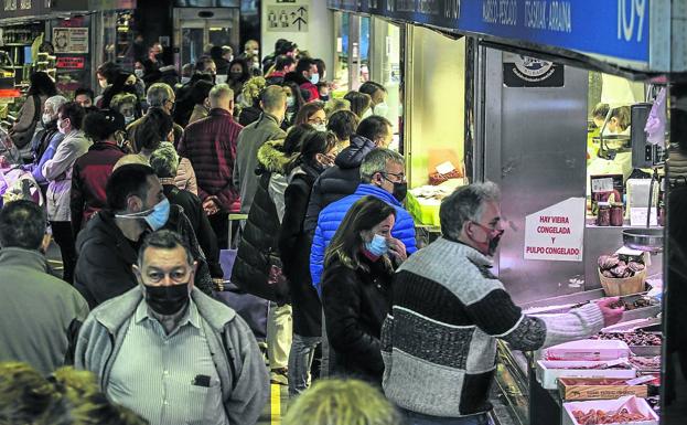 Sábado de compras... y multitudes en Bilbao