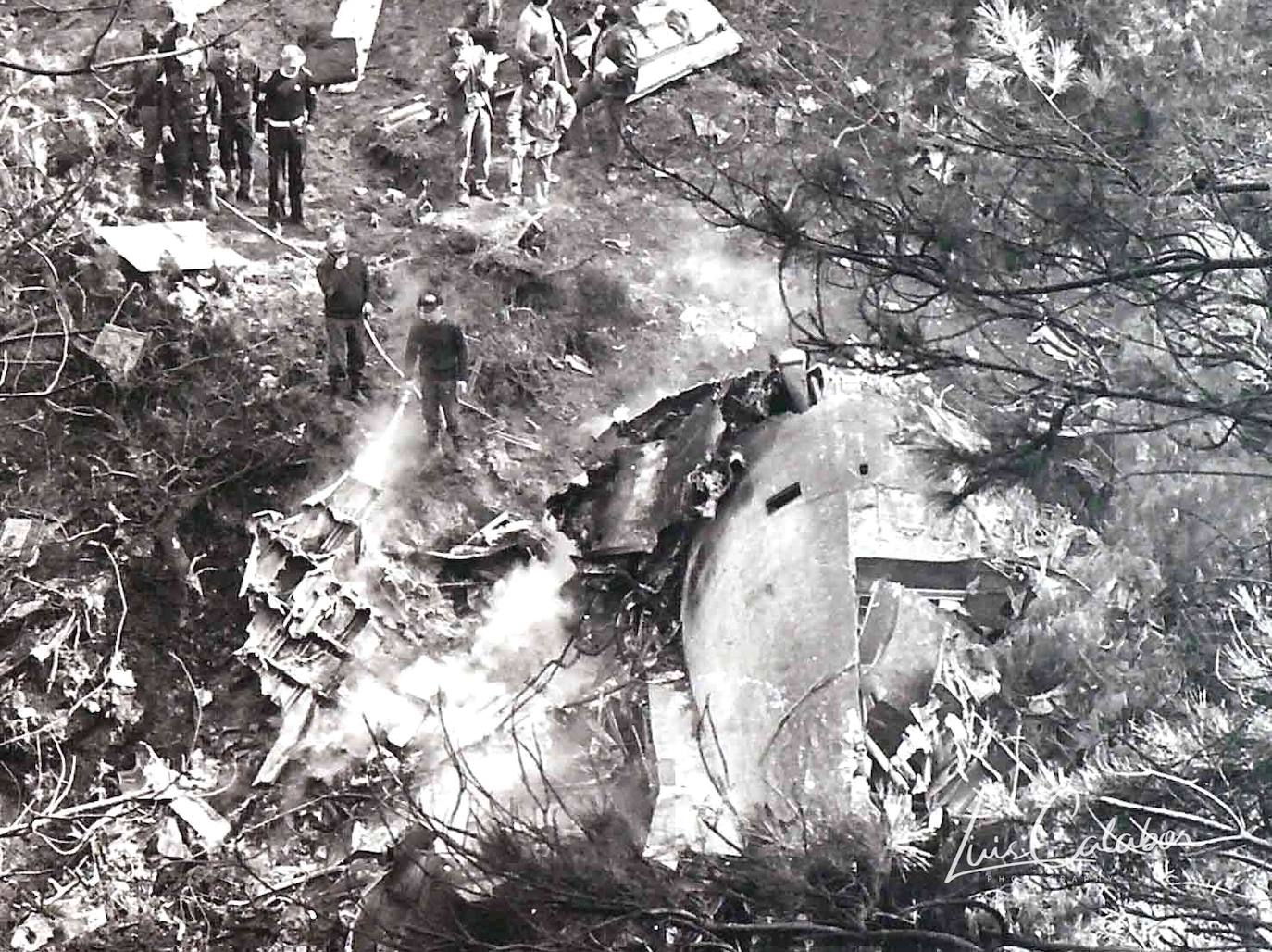 El accidente del monte Oiz: aquel olor a queroseno