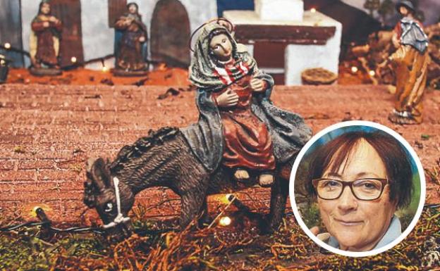 La Virgen embarazada a lomos de un burro