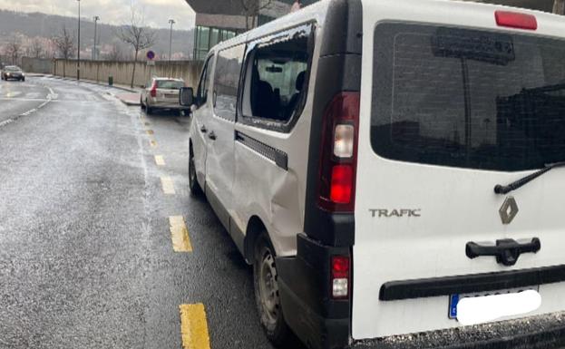 Detenido en Galdakao tras una persecución con la Policía en una furgoneta robada en Santutxu
