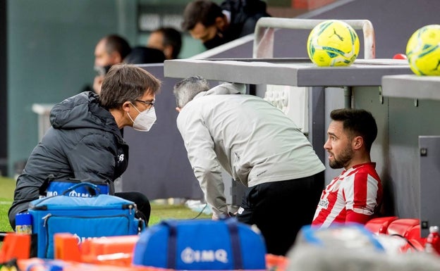 Unai López estará varias semanas de baja por una lesión en la rodilla izquierda