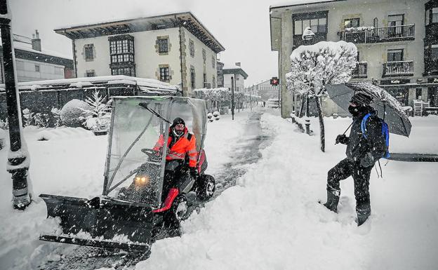 Álava encara la semana con más nieve y la temperatura mínima a la baja