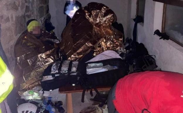 Seis montañeros rescatados este fin de semana en tres operaciones en el Gorbea