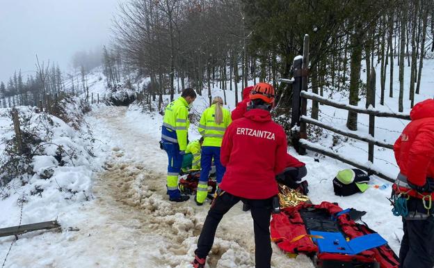 Muere un montañero tras sufrir un desvanecimiento en el monte Urko