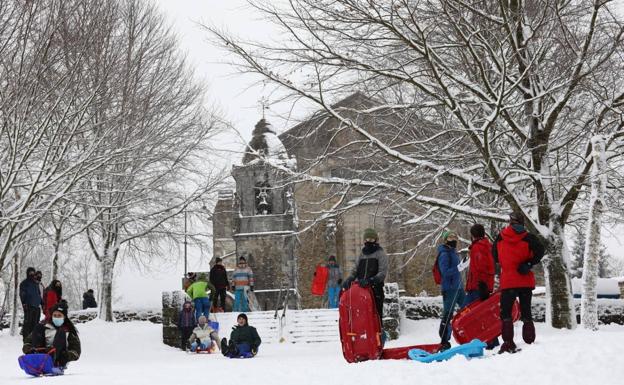 Euskadi alarga hasta el martes el aviso por nieve a cotas bajas