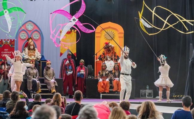 Así ha sido el encuentro con los Reyes Magos en Vitoria