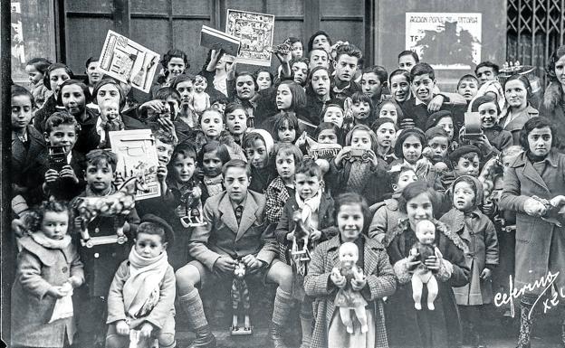 Ni un niño pobre sin su juguete por Reyes en la Vitoria del 36