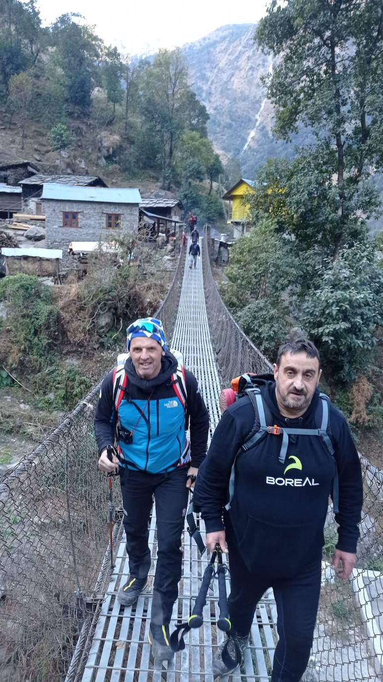 Expedición de Txikon al Manaslu: segundo día de trekking hacia el campo base