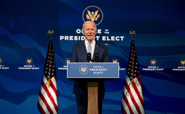 Biden estrenará mandato con la responsabilidad de unir a un país dividido