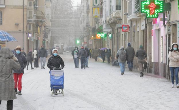 Álava se queda helada con 6,8 grados bajo cero en Vitoria y -15,8 en Iturrieta