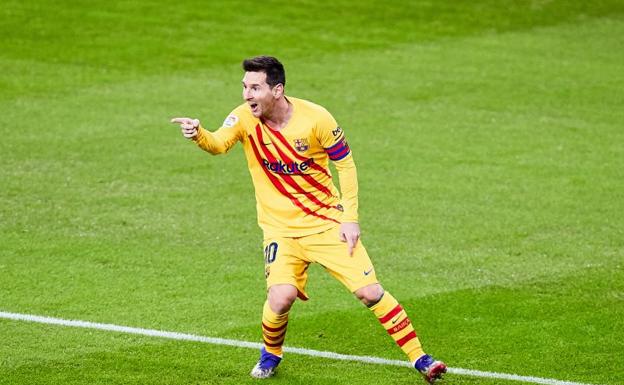 Messi sonríe por fin