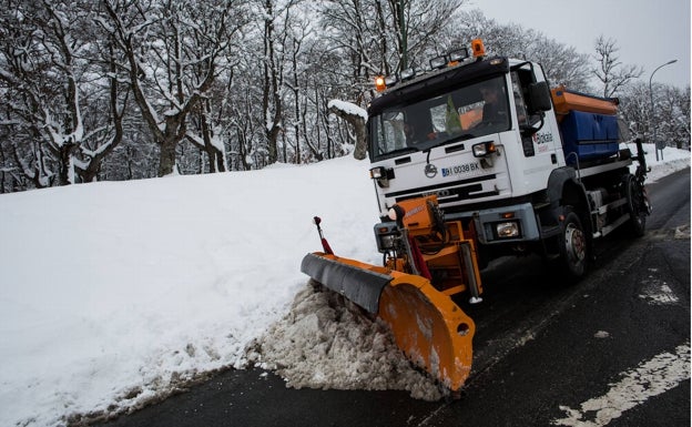 Bizkaia se prepara para la nieve