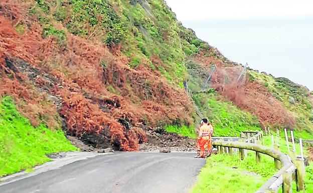 Los geólogos alertan de más desprendimientos hasta marzo por la lluvia y la nieve