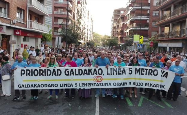 Galdakao cree «decepcionante» que la llegada del metro dependa de Europa