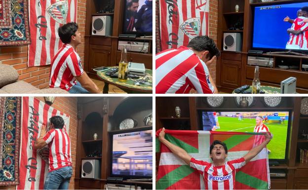 La 'locura' de un aficionado del Athletic en Bolivia: «Mis gritos se escucharon en todo el vecindario»