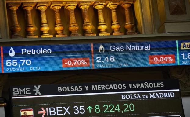 El Ibex-35 cede un 1,06% al cierre y entra en pérdidas en el año