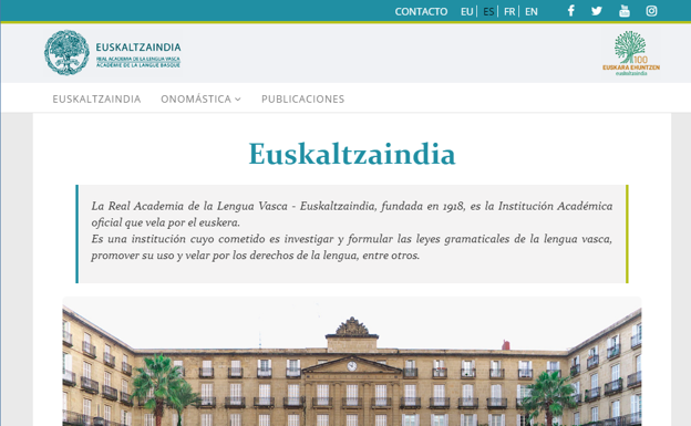 Las consultas sobre onomástica en la web de Euskaltzaindia aumentaron un 63% durante 2020