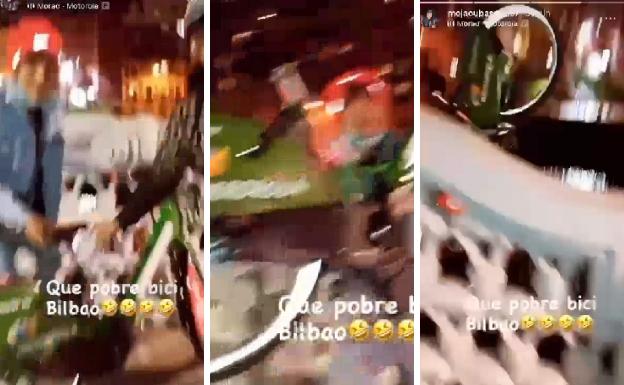 Detienen en Francia por robo al joven que se grabó tirando una bici municipal a la ría