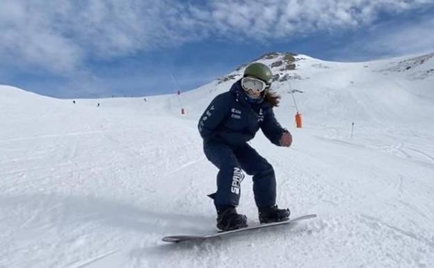 Irati Idiakez, la promesa del snowboard adaptado español