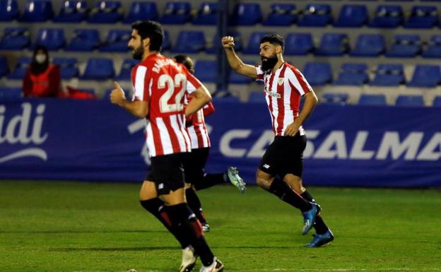 El uno a uno del Alcoyano-Athletic: Villalibre, el mejor