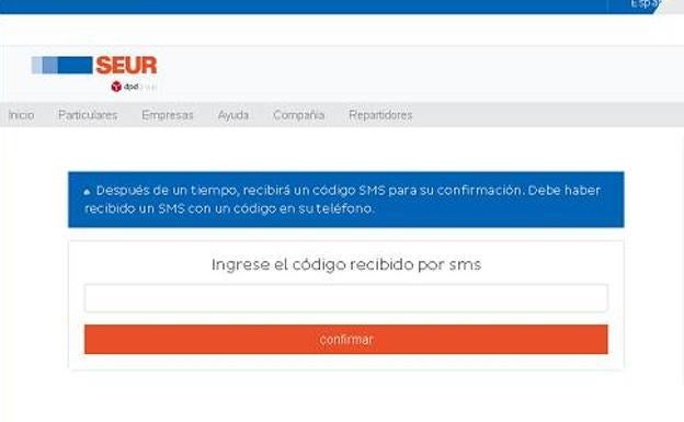 Nueva estafa en Internet: suplantan a SEUR para robar datos bancarios a través de un SMS fraudulento