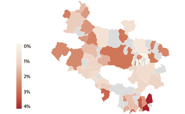 Rioja Alavesa tiene la mayor tasa de perceptores de RGI, que suben un 8,8% en Álava con el Covid