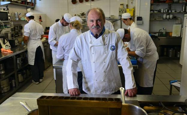 Luis Irizar, maestro de cocineros