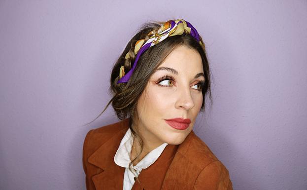 Solo necesitas un pañuelo para conseguir la trenza más romántica de la temporada