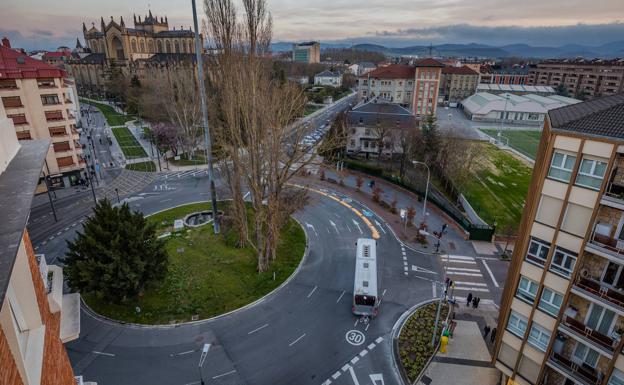 El Gobierno vasco plantea conectar el tranvía de Zabalgana con el centro por Lovaina en 2024