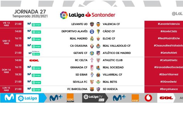 La Liga rectifica y el Celta-Athletic será el domingo a las 14 horas