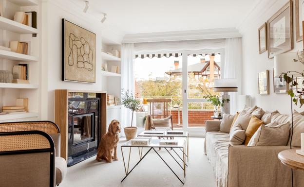 Natalia Zubizarreta: el antes y el después de la reforma de su piso en Getxo