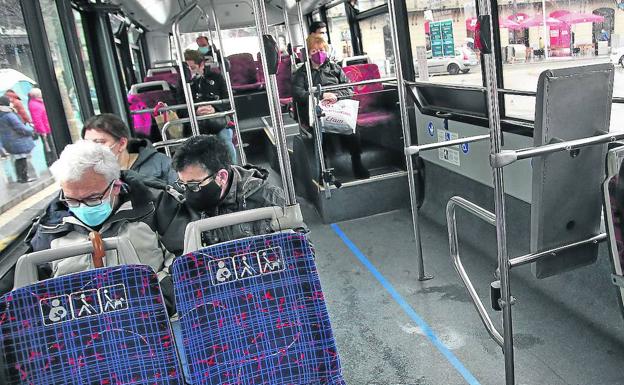El transporte vizcaíno pierde a 4 de cada 10 viajeros por miedo al covid y las restricciones