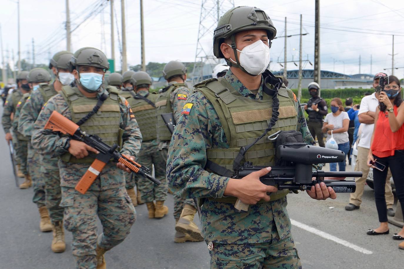 Despliegue militar tras un motín en la cárcel de Guayaquil en Ecuador