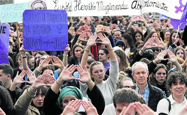 La Ertzaintza tiene constancia de 45 manifestaciones y actos en Euskadi de cara al 8-M