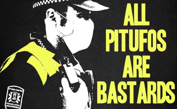 «La ofensa también es libertad de expresión» dicen los creadores del cartel 'All pitufos are bastards'