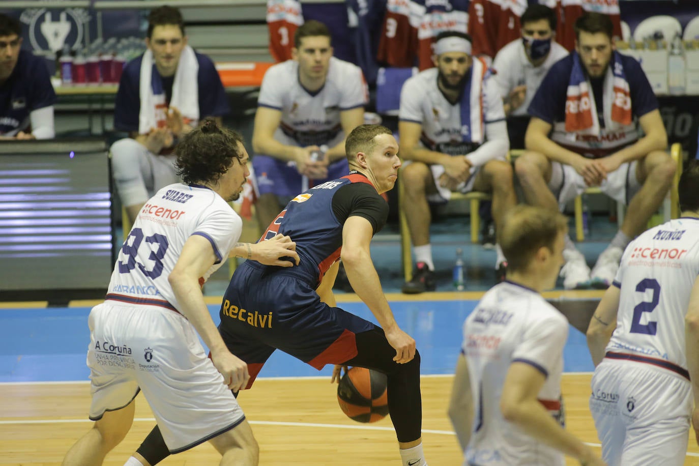 Las mejores imágenes del Obradoiro - TD Systems Baskonia de la ACB