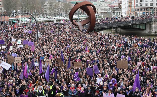 Manifestación 8M en Bilbao: horario y recorrido de las movilizaciones