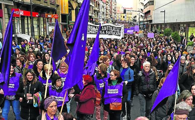 Vitoria celebra el 8-M con actos adaptados a las restricciones y una manifestación