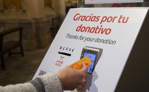 Las iglesias de Valladolid ya aceptan donativos con tarjeta de crédito