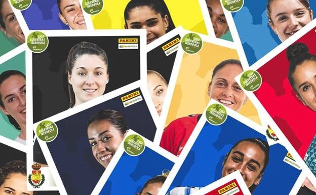 La Liga Guerreras Iberdrola, primera competición femenina en España con su propia colección de cromos