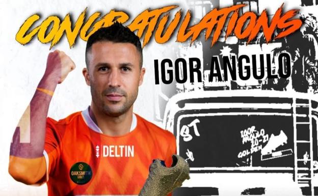 Igor Angulo, Bota de Oro en la India: «Era un reto seguir marcando goles como siempre»