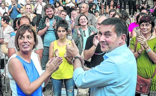 Otegi reitera que el 'caso Larrion' «es un asunto absolutamente personal» y «no tenemos nada que decir»