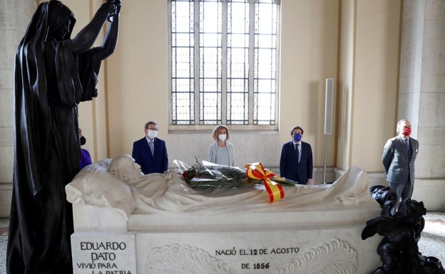 Homenaje a Eduardo Dato en el Panteón de Hombres Ilustres