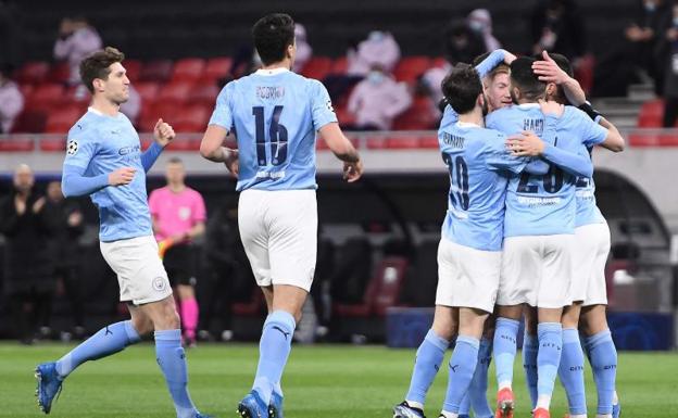 Otro paseo del City ante el 'Gladbach' camino de cuartos