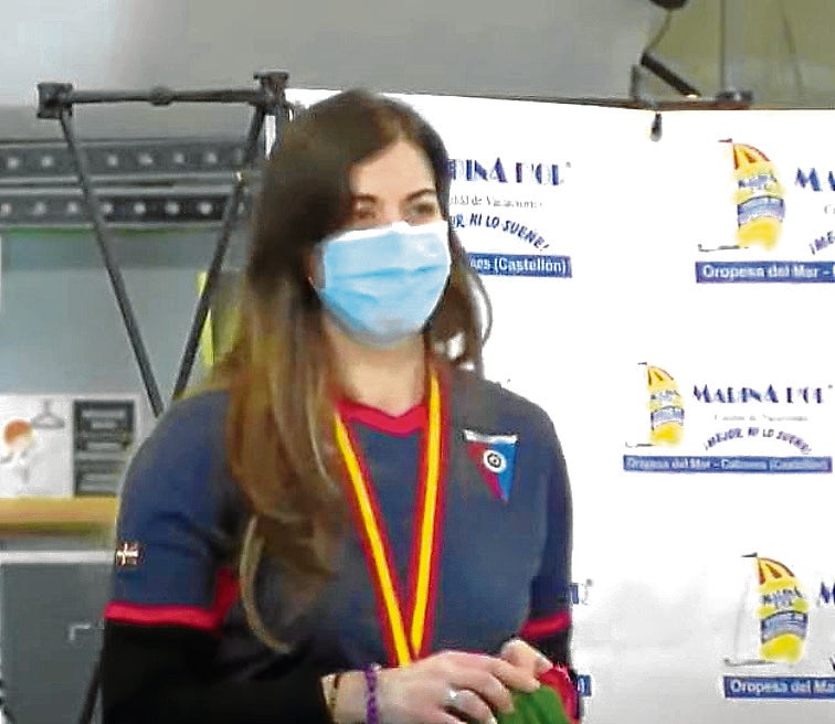Ainhoa Santamaría, campeona de España de tiro con arco tradicional