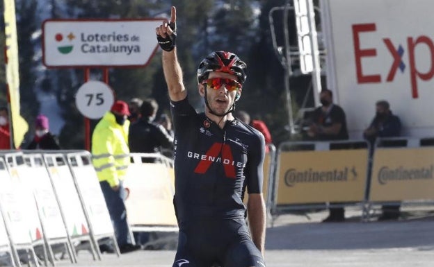 Valverde se divierte en la Volta de Adam Yates