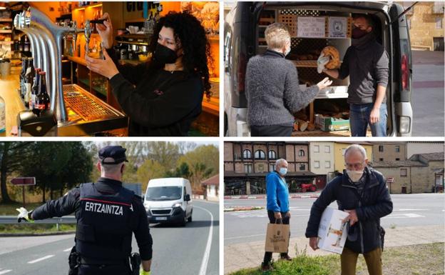 Primer día de cerrojazo para los cinco municipios alaveses blindados en Semana Santa