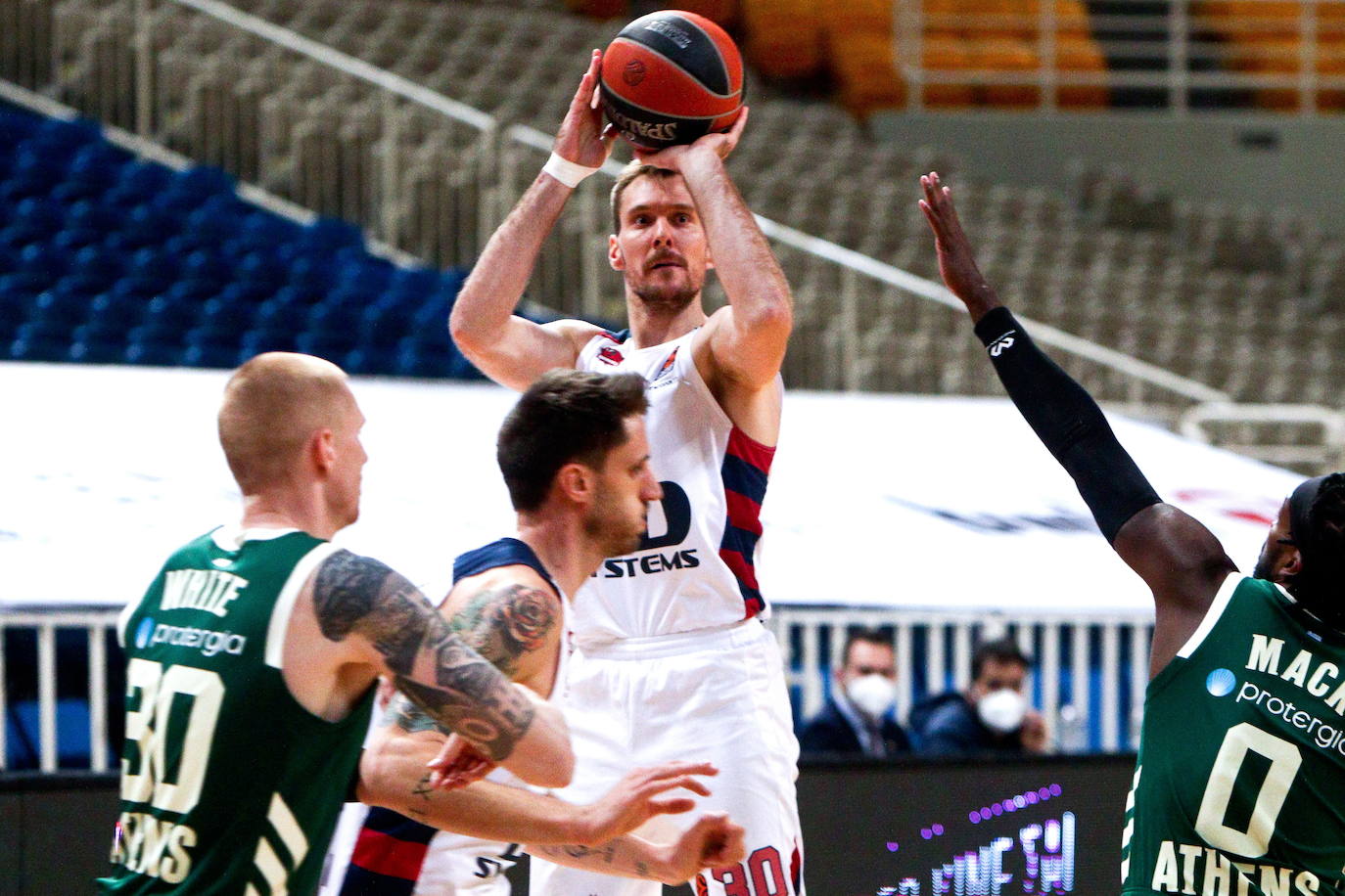 Las mejores imágenes del Panathinaikos - Baskonia