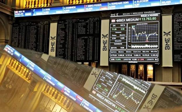 El Ibex despide el primer trimestre con una subida del 6,3%