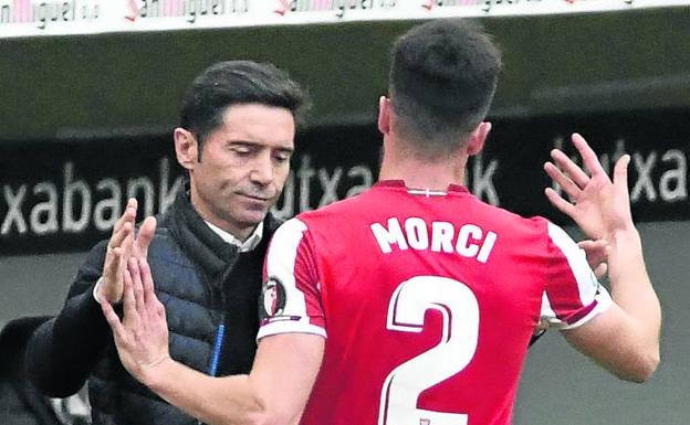 Marcelino varía su rutina antes de la segunda final